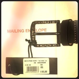 Diesel New with tags Brown Leather Belt 85cm Sz32